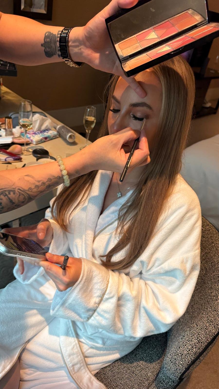 Makeup transformation